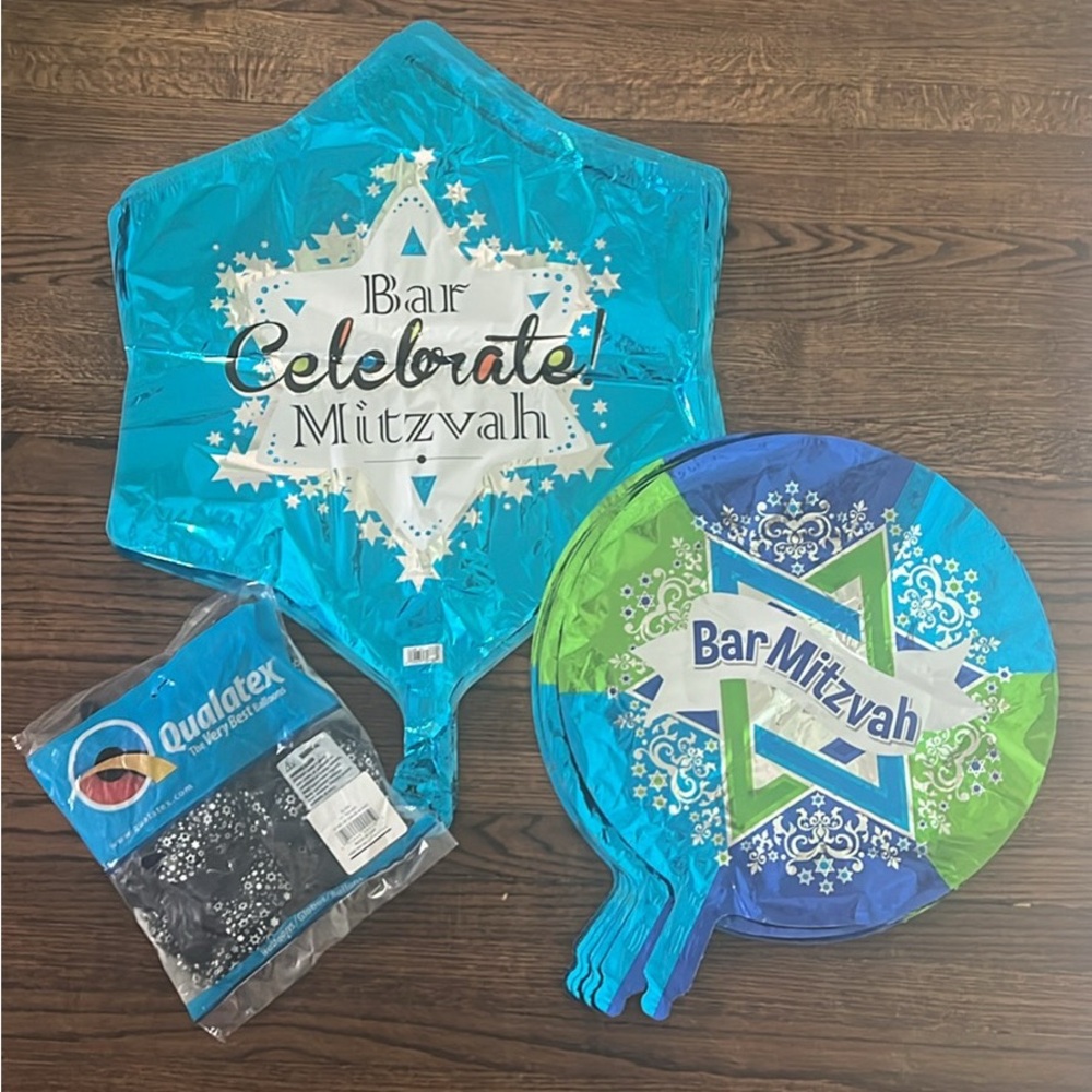 80 pc Bar Mitzvah Balloon Set NEW